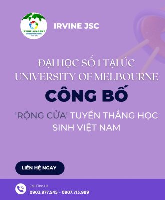 Đại học số 1 tại Úc - University of Melbourne công bố 'rộng cửa' tuyển thẳng học sinh Việt Nam